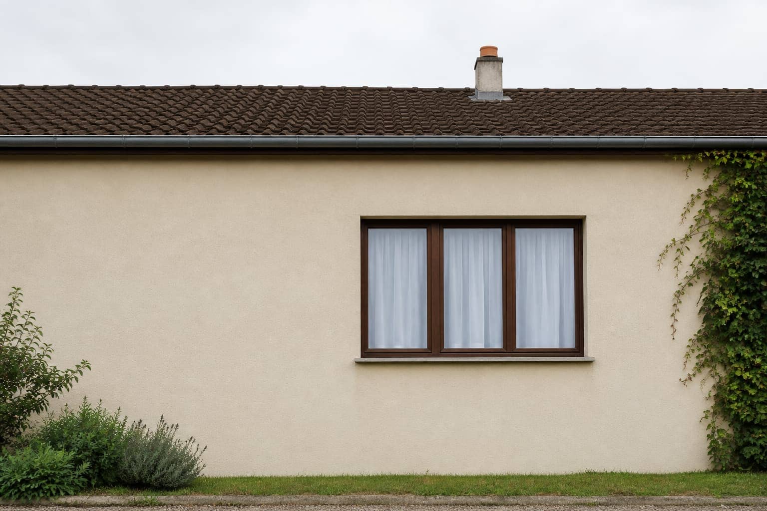 Façade avant habillage des profils Profilia Décor